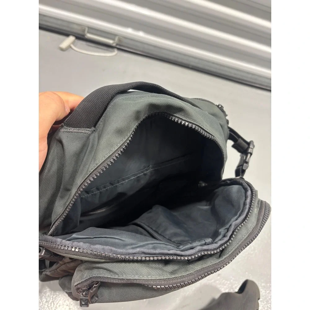 Lululemon Cruiser Backpack Dark Green Grey Multi Pocket Tech Laptop Bag